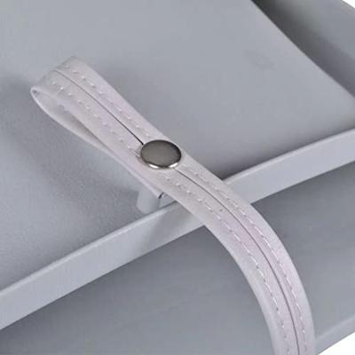 Opklapbare bootstoel met blauw-wit kussen 48x51x41 cm