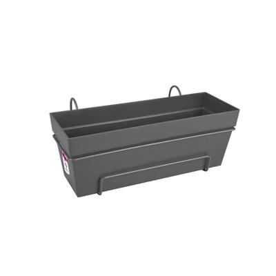 Bloempot Elho Donker grijs Plastic Rechthoekig 50 cm