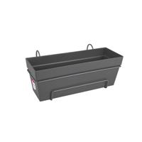 Bloempot Elho Donker grijs Plastic Rechthoekig 50 cm - thumbnail