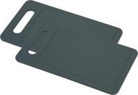 Cosy snijplank Fresco, ft 25 x 14 x 0,6 cm, grijs, set van 2 stuks - thumbnail