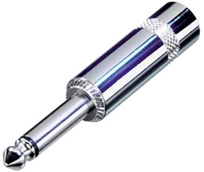 Rean AV NYS224L Jackplug 6,35 mm Stekker Aantal polen: 2 1 stuk(s)