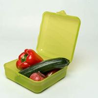 Rotho Fun Lunchbox Vierkant 2.35L Horizon Blauw - thumbnail