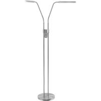 Highlight Vloerlamp Murcia 2 lichts H 145 cm mat chroom - thumbnail