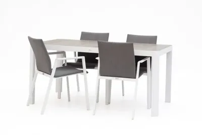 Trestino diningset gironde 161 alton wit