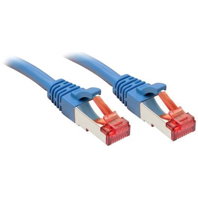LINDY 47715 RJ45 Netwerkkabel, patchkabel CAT 6 S/FTP 0.30 m Blauw Afgeschermd 1 stuk(s)