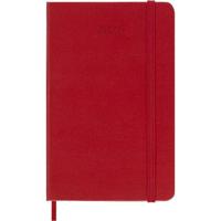 Moleskine 12 Monate Wochen Notizkalender 2026, Pocket/A6, 1 Wo = 1 Seite, rechts linierte Seite, Fester Einband, Scharlachrot - thumbnail