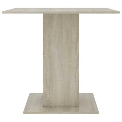 Eettafel 80x80x75 cm spaanplaat sonoma eikenkleurig