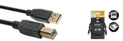 Stagg NCC1,5UAUB Vergulde USB Kabel