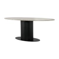 Richmond Ovale Eettafel 'Brodman' Marmer, 200 x 100cm - thumbnail
