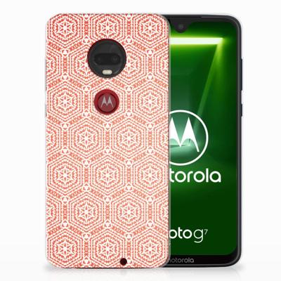 Motorola Moto G7 | G7 Plus TPU bumper Pattern Orange Motorola Moto G7 | G7 Plus TPU bumper Pattern Orange