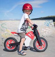 Kinder Fietshelm Metallic Red Medium (53 - 58 cm) - thumbnail