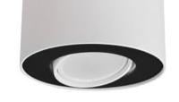Lyora Witte opbouwspotSet met zwart - 8898 - thumbnail