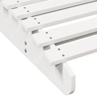 Ligbed 205x110x31,5 cm massief grenenhout wit - thumbnail
