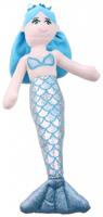 LG Imports knuffelzeemeermin 39 cm blauw - thumbnail