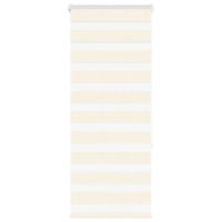 VidaXL Zebra blind 60x150 cm stofbreedte 55,9 cm polyester marmerbeige - thumbnail