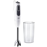 Braun 4193-MQ3100WH SMOOTHIE+ HB BRAUN INT S12 Staafmixer 750 W Wit, Grijs, RVS - thumbnail