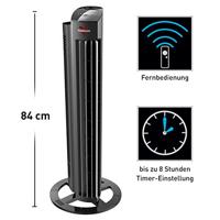 Vornado Tower M Torenventilator 78 W (Ø x h) 28 cm x 840 mm Zwart Met afstandsbediening - thumbnail
