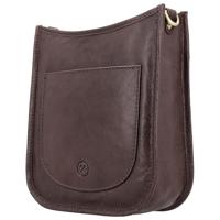 Hide & stitches jura crossbodytas-Dark Brown - thumbnail
