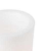 QAZQA Smart buiten vloerlamp bloempot wit IP65 incl. LED Wifi A60 - - thumbnail