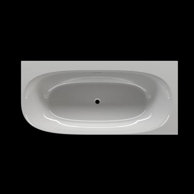 Hoekbad Aquasplash Second 170x80 cm Links Hoogglans Wit Aquasplash