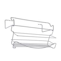 Metaltex uitklapbaar kruidenrekje 40x28x33 cm zilver - thumbnail