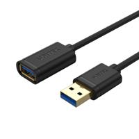 UNITEK Y-C456GBK USB-kabel 0,5 m USB 3.2 Gen 1 (3.1 Gen 1) USB A Zwart - thumbnail