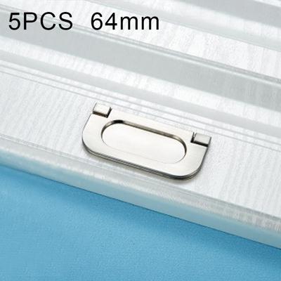 5 stuks 1052-64 eenvoudige Europese meubilair lade verborgen gesp handvat (geborsteld)