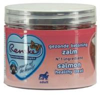 Renske Gezonde Beloning zalm snackhartjes hond 100 g - thumbnail