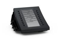 Snom D3 uitbreidingsmodule voor D3xx telefoons, hoge resolutie display met achtergrondverlichting, 18 programmeerbare zelf-labeling en LED-knoppen, plug and play, USB, Zwart, 00004327 - thumbnail