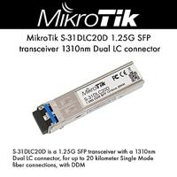 Module SFP MIKROTIK Mono Dual LC 20 km - thumbnail