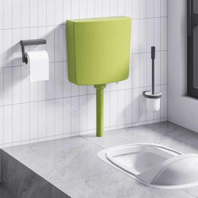 VidaXL Toiletstortbak met watertoevoer onderin 3/6 l olijfgroen VidaXL Toiletstortbak met watertoevoer onderin 3/6 l olijfgroen