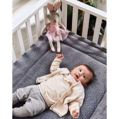 Jollein Boxdeken Teddy 80x100 cm stormgrijs Jollein Boxdeken Teddy 80x100 cm stormgrijs