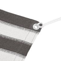 VidaXL Tenttapijt 250x350 cm antracietkleurig en wit - thumbnail