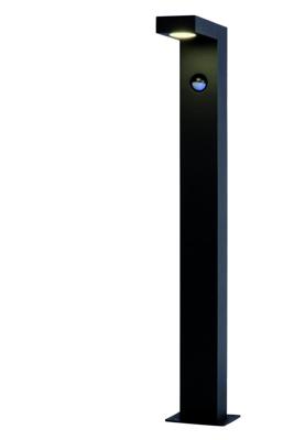 Lucide TEXAS-IR - Sokkellamp - LED - 1x7W 3000K - IP54 - Beweging & dag/nacht sensor (uitschakelbaar) - Antraciet Lucide TEXAS-IR - Sokkellamp - LED - 1x7W 3000K - IP54 - Beweging & dag/nacht sensor (uitschakelbaar) - Antraciet