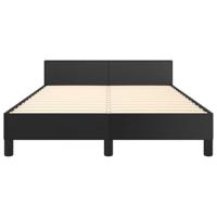 Bedframe zonder matras 120x190 cm kunstleer zwart - thumbnail