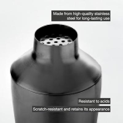 POINT-VIRGULE - Bar & Cocktail - Cocktailshaker RVS zwart 0,70l