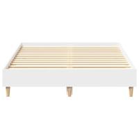 Bedframe zonder matras 135x190 cm spaanplaat wit - thumbnail