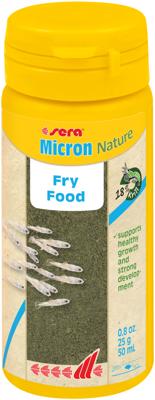 Sera Micron Nature 50ml - Voer voor Jonge Vissen & Amfibieën - Rijk aan Krill & Spirulina