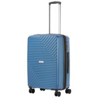 CarryOn Transport 4 Wiel Trolley 67 Expandable blue Harde Koffer - thumbnail