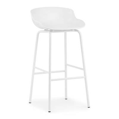 Normann Copenhagen Hyg barkruk H75 White staal