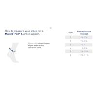 Bauerfeind MalleoTrain S Enkelbrace - 1 - Links - Grijs - thumbnail