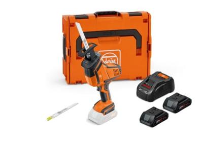 Fein ASAS 18-21 K AS Set Accu-reciprozaag 71330162000 Incl. 2 accus, Incl. lader, Incl. koffer 18 V 4 Ah