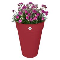 Bloempot - Elho - Loft Urban Rond - Hoogte 42 - Rood - Ø 42 x H 56 cm - Buiten - 100% gerecycled - thumbnail