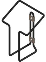 Steco Wandhouder acculader uni zw - thumbnail