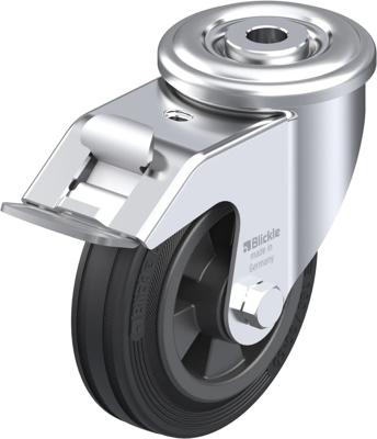 Blickle LER-VPP 100R-FI Zwenkwiel met rem Wieldiameter: 100 mm Draagvermogen (max.): 70 kg 1 stuk(s) Blickle LER-VPP 100R-FI Zwenkwiel met rem Wieldiameter: 100 mm Draagvermogen (max.): 70 kg 1 stuk(s)