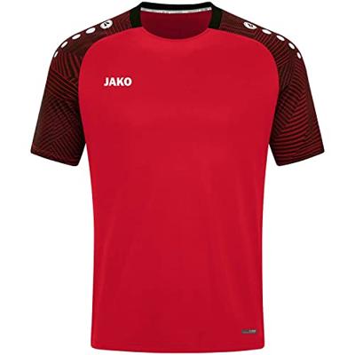 JAKO 6122 T-Shirt Performance - Rood/Zwart - M - thumbnail