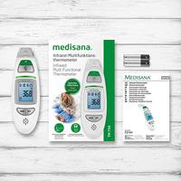Medisana TM750 Multifunctionele Infrarood Thermometer Wit/Groen - thumbnail