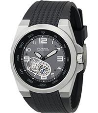 Horlogeband Fossil ME3004 Silicoon Zwart 20mm