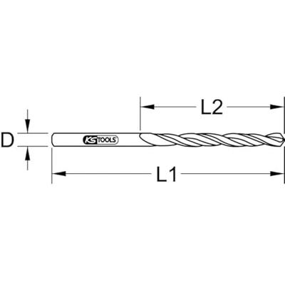 KS Tools 3303135 HSS-G-Co 5 Metaal-spiraalboorset 13.5 mm 1 stuk(s)
