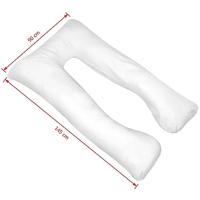 Zwangerschapskussen 90x145 cm wit - thumbnail